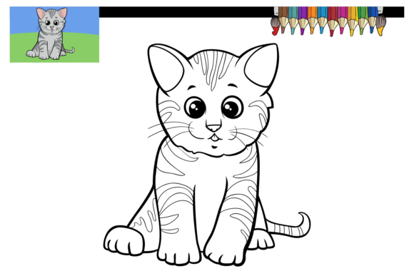 Dog and Cat Coloring Pages Book for Kids