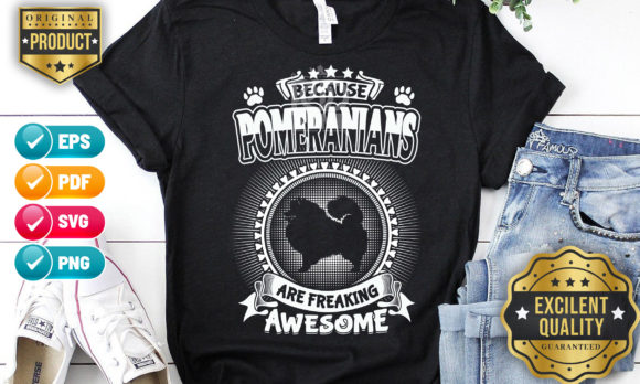 Pomeranian Dog T-shirt Design: A Designer's Review