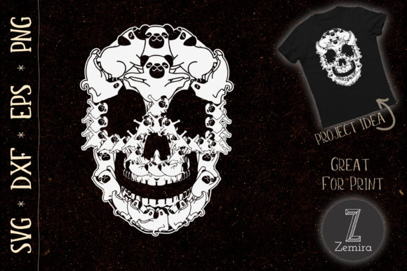 Pug Dog Shirt Halloween Skull Costumes Design Review
