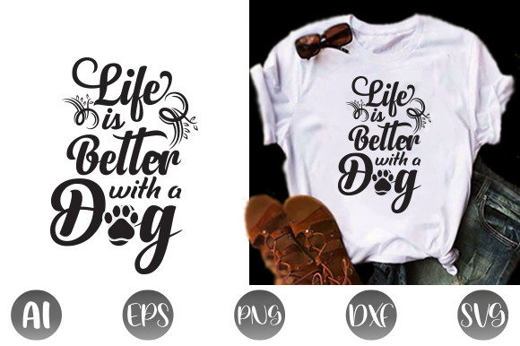 Typography Dog T-Shirt Design: Real-World Review